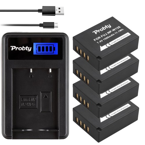1500mah w126 battery lcd - np-w126,