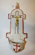 BENITIER ANCIEN EN FAÏENCE DE