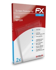 atFoliX 2x Film Protection d'écran pour Akai MPD24 Protecteur d'écran clair