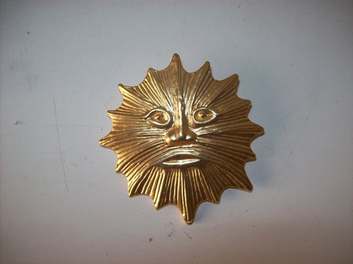 Broche soleil vintage - soleil,