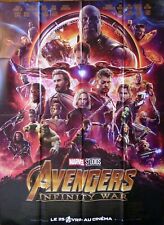 AVENGERS INFINITY WAR - MARVEL - ORIGINAL LARGE FRENCH MOVIE POSTER