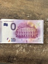 2015 OPÉRA GARNIER BILLET 0 EURO SOUVENIR 2015