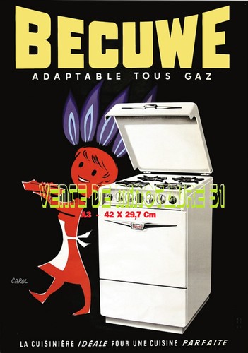 Gazinière becuwe adaptable - gazinière,