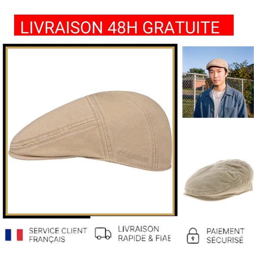 Stetson casquette plate - plate, homme