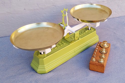 Balance ancienne type roberval - balance,