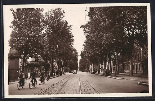 Cpa tours radfahrer auf - cpa, der