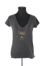 T-shirt en coton gris Leon & Harper XS