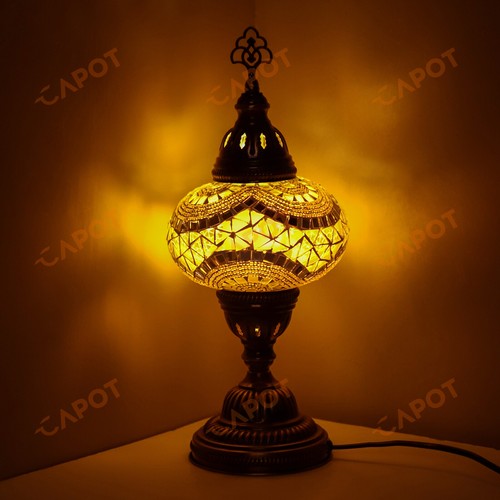 Lampe bureau mosaïque - lampe, de