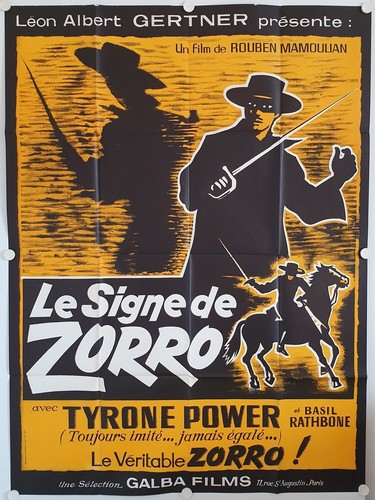Affiche cinéma signe - cinéma, de