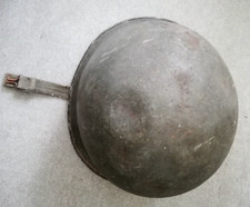 CASQUE FRANÇAIS GUERRE D'INDOCHINE 1952 FABRICATION FRANCK AUBERVILLIERS