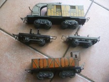 JEP O LOT DE 4 WAGONS DE