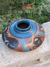 Vintage vase poterie signée