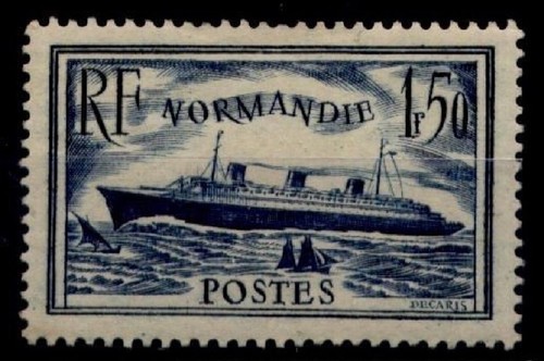 Paquebot normandie bleu - normandie,