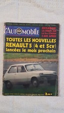 L'AUTOMOBILE N°308 01/1972 RENAULT 5 LANCIA 2000 OSSA 250 SIMCA CG MC SUZUKI 750