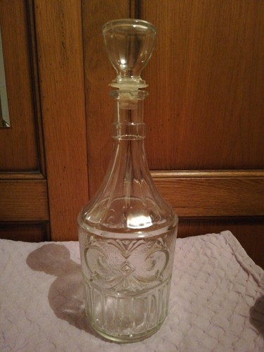 Ancienne carafe verre presse - ancienne,
