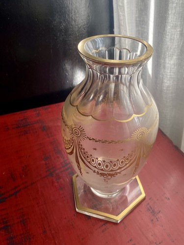Vase ancien france verre xixe - vase,