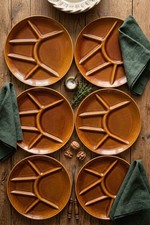 Lot de 6 Assiettes à Fondue