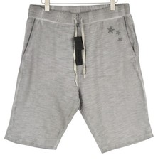 Antony Morato Hommes Short 2XL Mélange Gris Sweat Cordons Taille Poches Logo