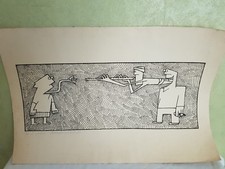 Lithographie art abstrait