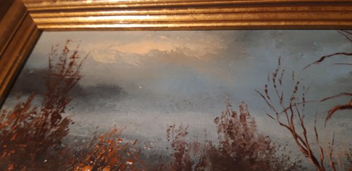 Charmant paysage neige - paysage, de