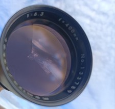 Mamiya Sekor 400mm F/6.3 M42 Telephoto MF Lens Petite Champignons 