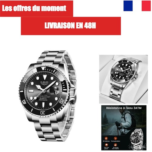 Montre homme quartz analogique - homme,