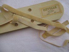 Ruban de velours de soie avec carton ancien 1920 6,0 m x 1,5 cm