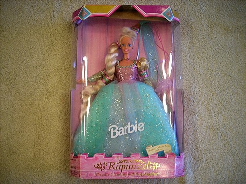 Rapunzel barbie children - barbie, children's