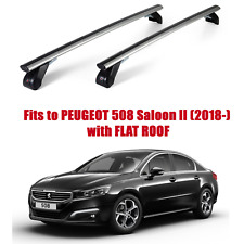 Premium Barres de Toit pour Peugeot 508 Berline II (2018 Plat Toit AL303/405M