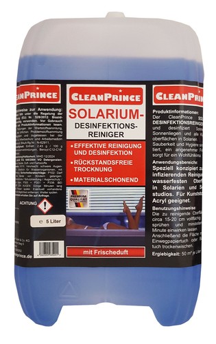 Nettoyant pour solarium - pour,