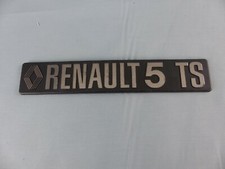 RENAULT 5 TS logo emblème