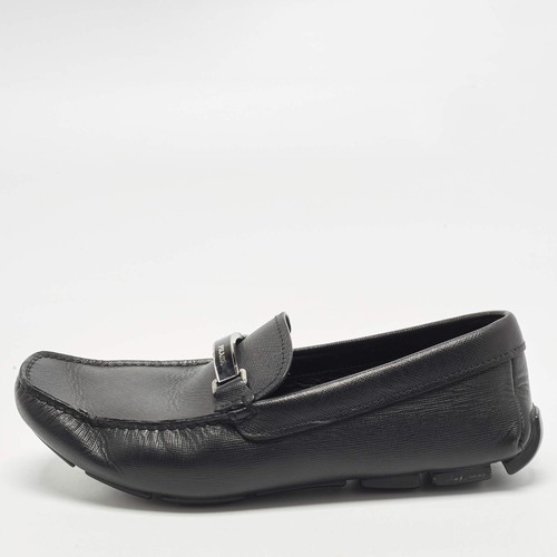 Mocassins prada cuir noir - mocassins,