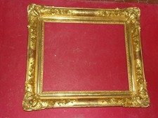 Cadre époque 19ème, En Bois Doré.