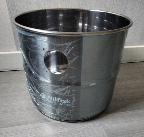 Cuve inox 22l aspirateur - inox,