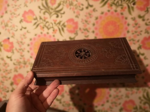 Ancienne boite coffret - , bois