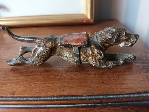 Bronze vienne chien ancien - bronze,