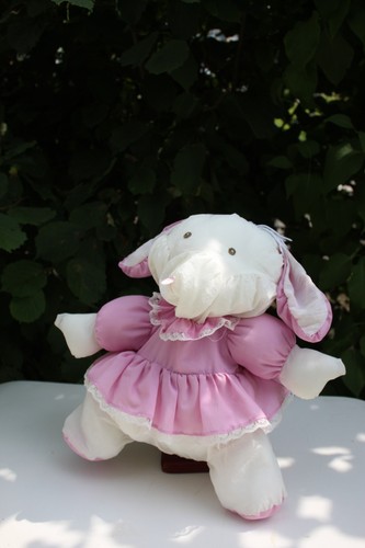 Peluche doudou lapin - peluche,