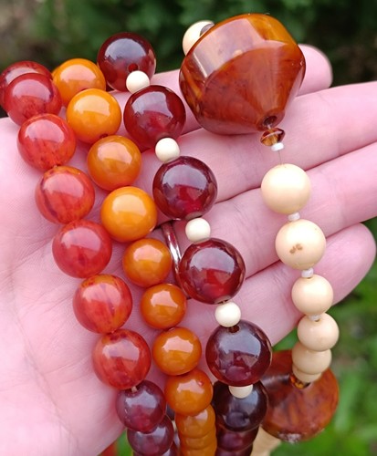 Lot colliers bakelite - lot,