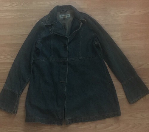 Blue jean jacket - jacket, womens