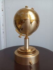 Porte-cigarettes Vintage Musical Globe terrestre Laiton Décoration 