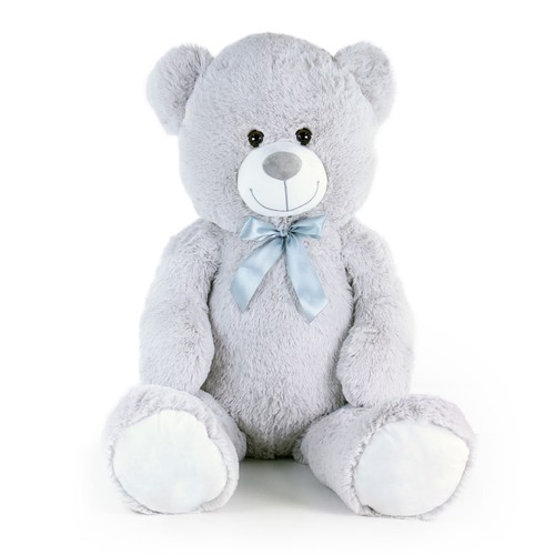 Gros ours peluche hugo - gros, avec