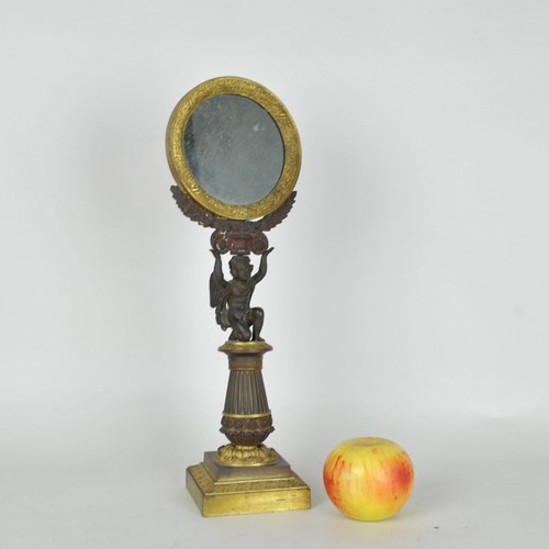 Miroir table bronze - miroir,