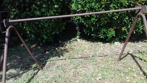 Ancienne broche barbecue