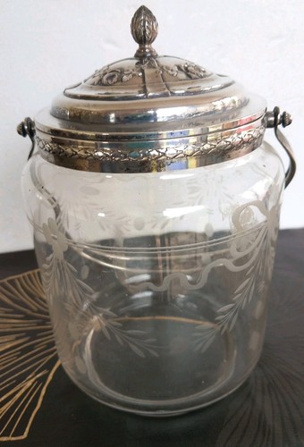 Ancien pot seau biscuits en - ancien,