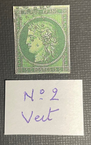 Timbre france cérès - france, n°2