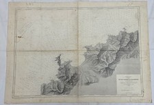 Carte Marine 1895 Corse du Cap