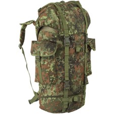 ARMÉE ALLEMANDE PATROL PACK RANDONNÉE SAC À DOS SAC À DOS MILITAIRE 65L FLECKTAR