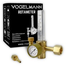 Vogelmann Rotameter Régulateur Pression gaz inerte Argon CO2 TIG Réducteur