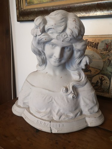Buste art nouveau terre - nouveau, en