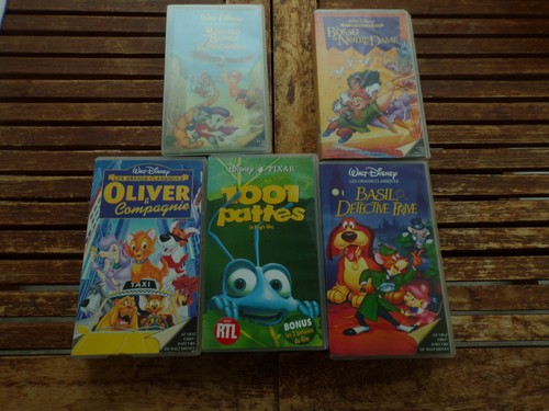 Cassettes vhs walt disney - vhs,